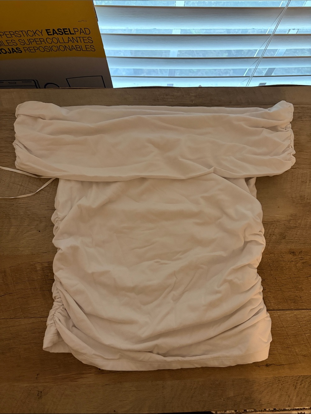 Abercrombie & Fitch White Modal-Blend Top